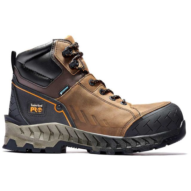 Timberland Work Summit Mid Brown Composite Toe Waterproof Work Boot