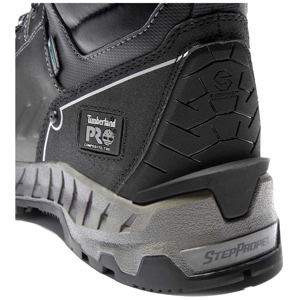 Timberland Work Summit Mid Black Composite Toe Waterproof Work Boot