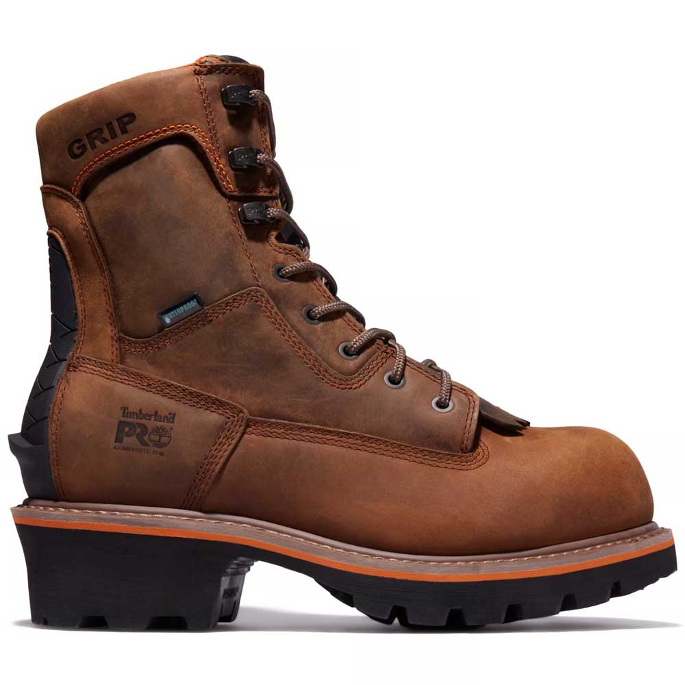 トランキーロ Timberland Pro Evergreen 8-Inch WP Comp Toe Logger Boot