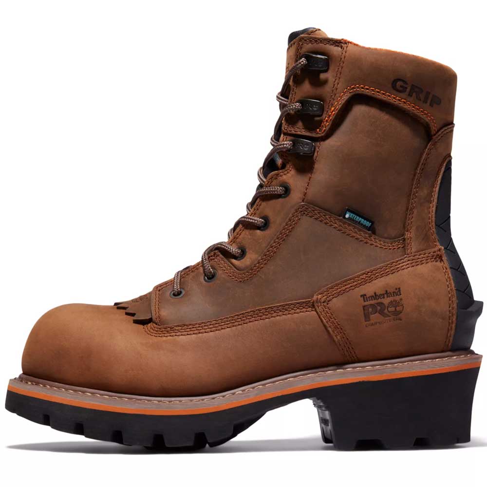 Timberland Pro Evergreen 8-Inch WP Comp Toe Logger Boot