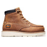 Timberland Pro Gridworks 6-Inch Golden Brown Waterproof Moc Alloy Toe Work Boot