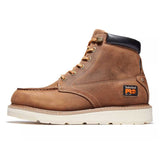 Timberland Pro Gridworks 6-Inch Golden Brown Waterproof Moc Alloy Toe Work Boot