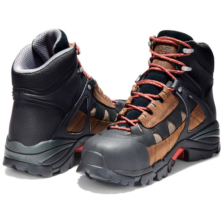 Timberland Hyperion Hiker Brown Waterproof Safety Toe Work Boot - 90646