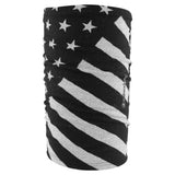 Black and White Flag Motley Tube Winter Neck Gaiter