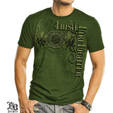 Elite Breed Irish Firefighter T-Shirt - Military Green