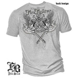 Elite Breed Sacrifice Firefighter T-Shirt - Ice Gray