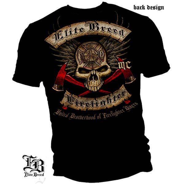 Elite Breed United Brotherhood of Firefighter Bikers T-Shirt