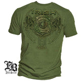 Elite Breed Irish Police Officer T-Shirt - Military Green