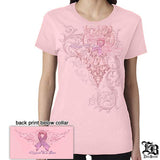 Breast Cancer 'Support the Cure' Soft Pink Ladies T-Shirt