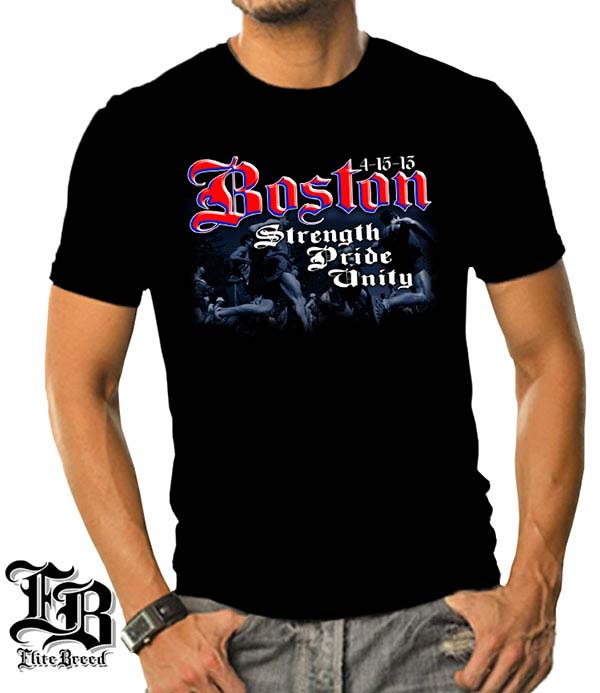 Elite Breed Boston Strong T-Shirt - Black