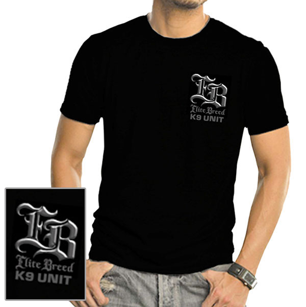 Elite Breed K9 Unit Police T-Shirt - Black