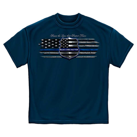 Blue Lives Matter Law Enforcement T-Shirt