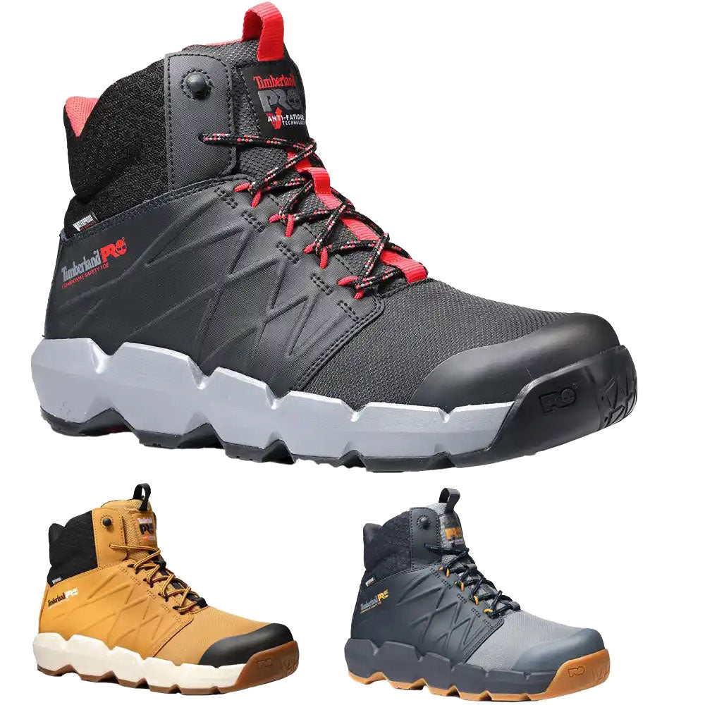 マーフィー 　タイムセール Timberland Pro Morphix Mid Waterproof Safety Toe Work Boot