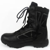 Tactical Research Chrome 8-inch Waterproof Composite Toe Side Zip Boot