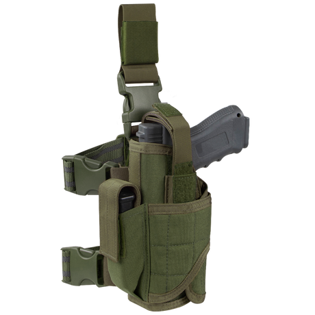 Tornado Tactical Leg Holster - Left Hand - Olive Drab
