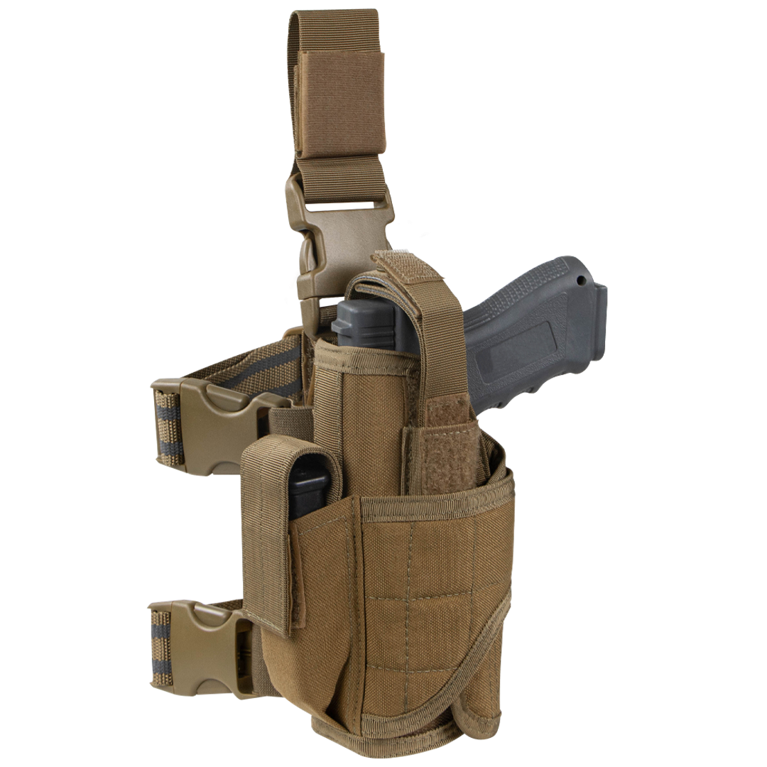 Tornado Tactical Leg Holster - Left Hand - Coyote Brown