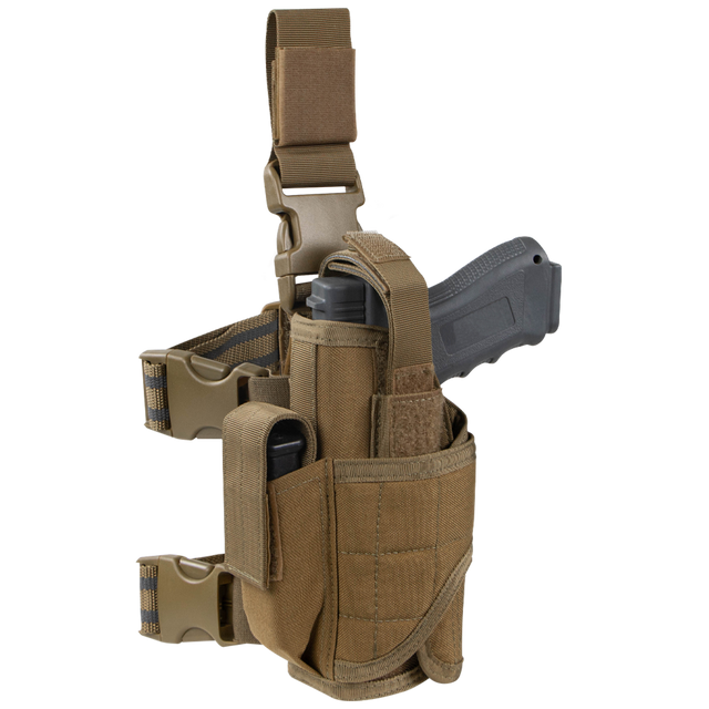 Tornado Tactical Leg Holster - Left Hand - Coyote Brown