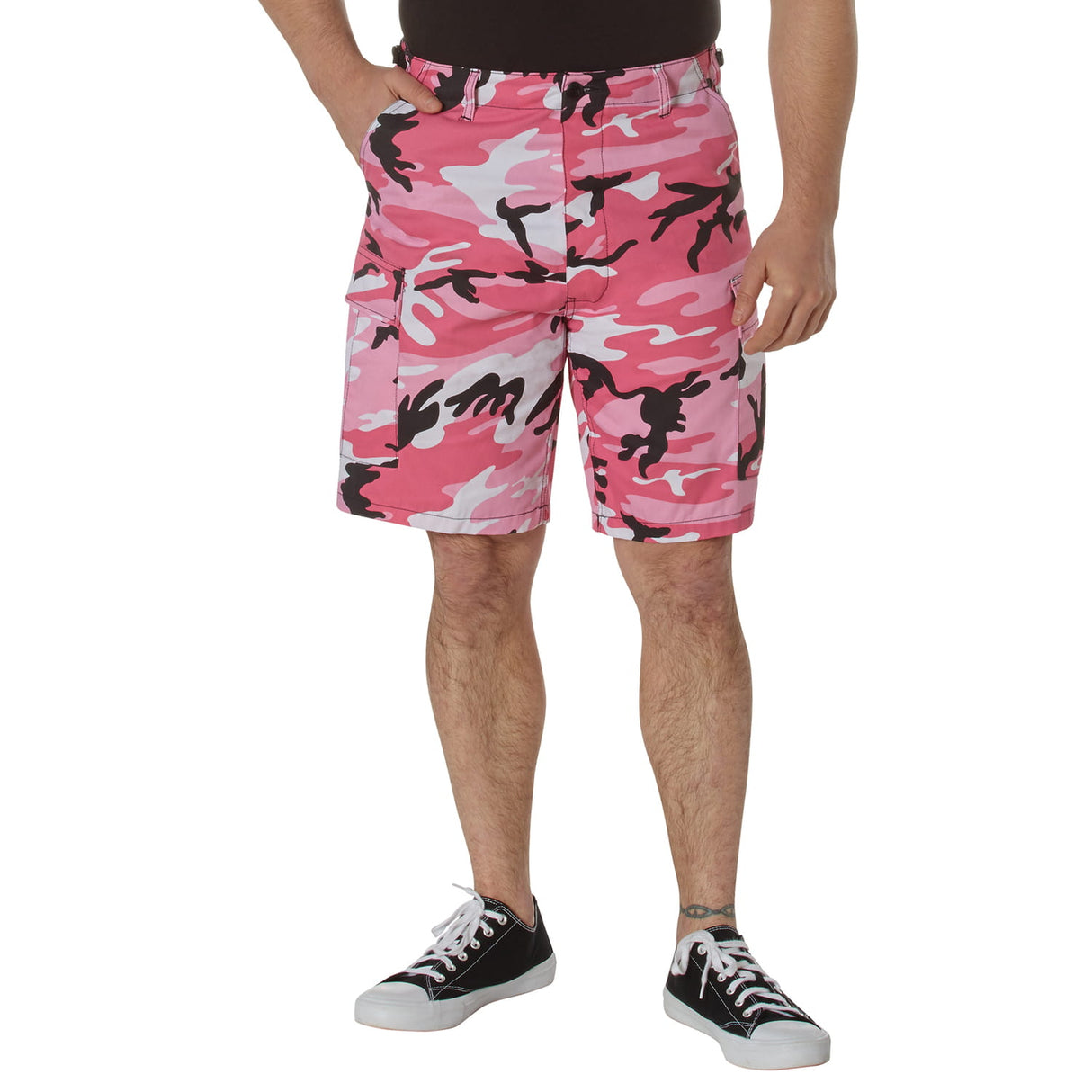 Pink Camo Military BDU Shorts