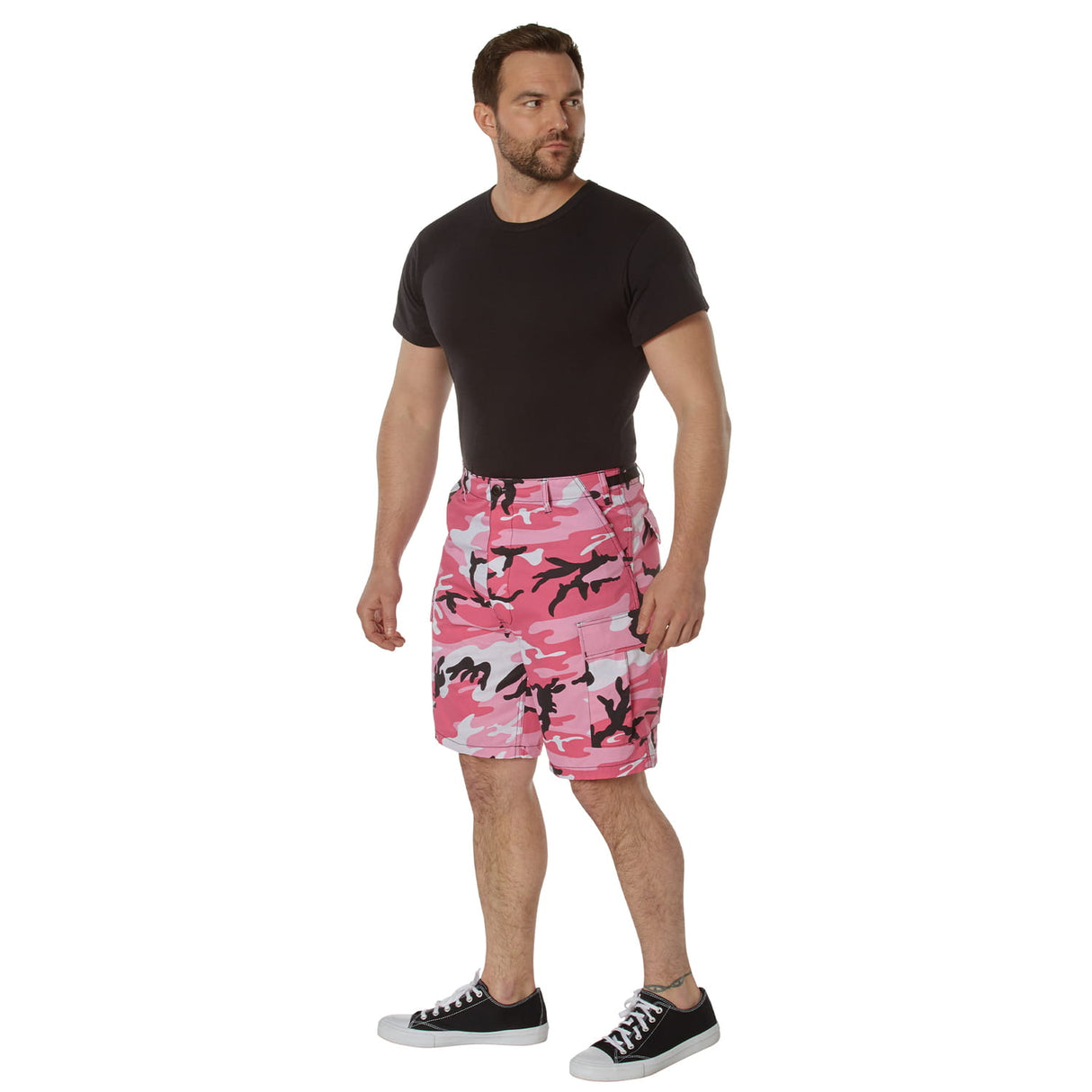 Pink Camo Military BDU Shorts