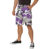 Ultra Violet Camo Military BDU Cargo Shorts