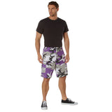 Ultra Violet Camo Military BDU Cargo Shorts