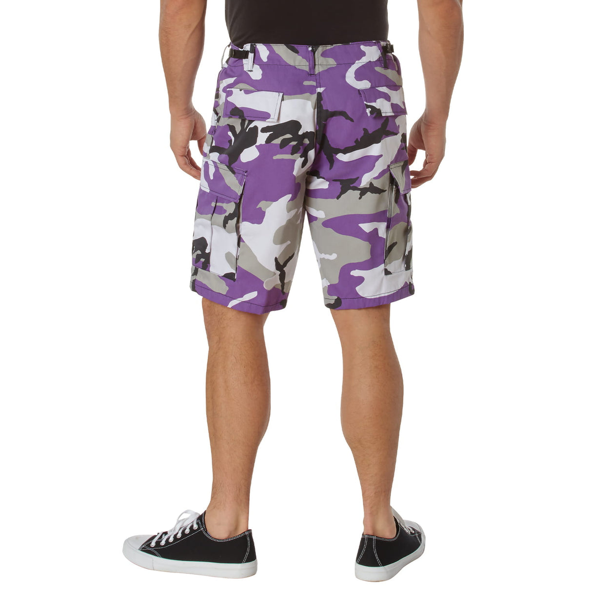 Ultra Violet Camo Military BDU Cargo Shorts