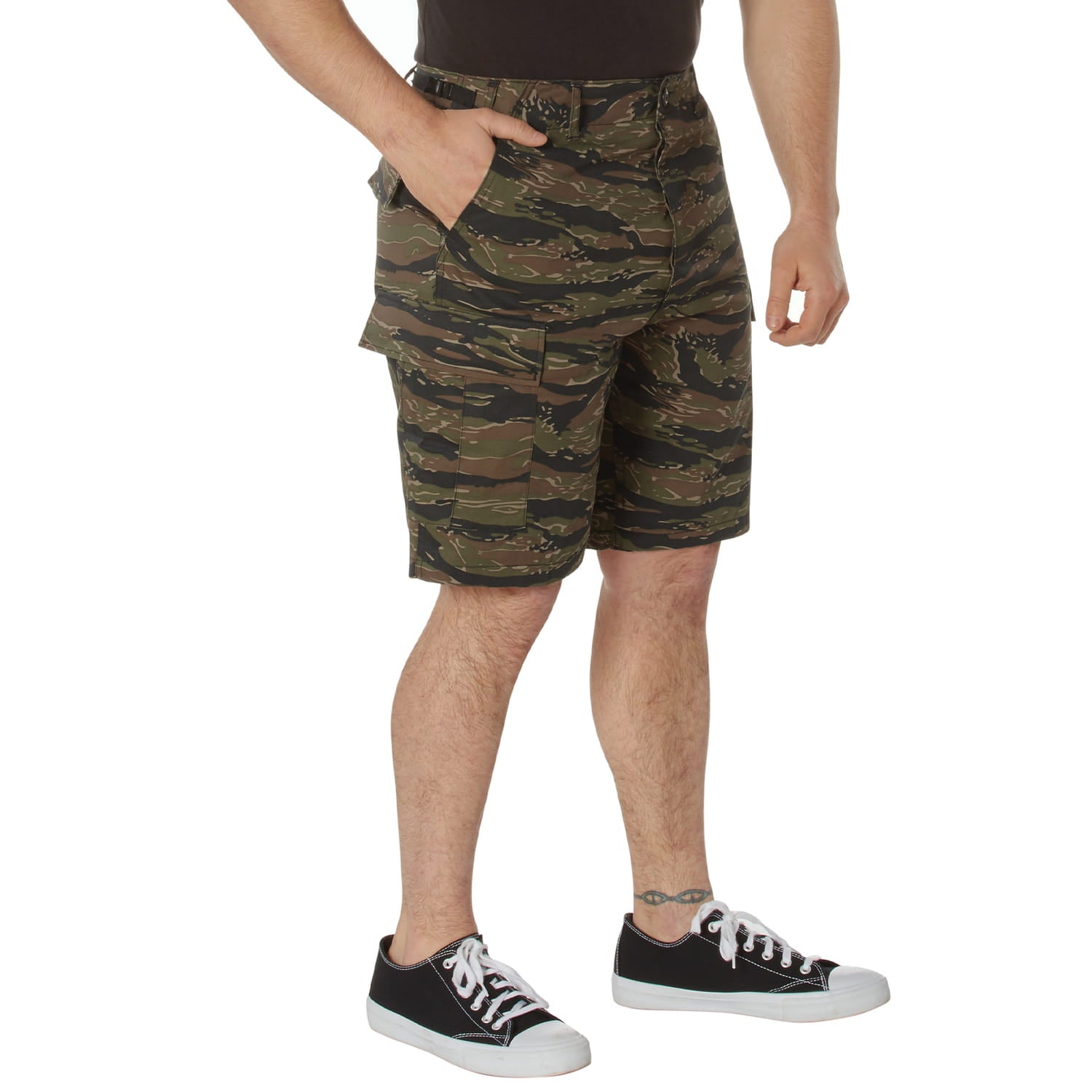 c*1様 RRL TIGER STRIPE CAMO CARGO SHORT P Tiger Stripe Camo Military BDU Cargo Shorts