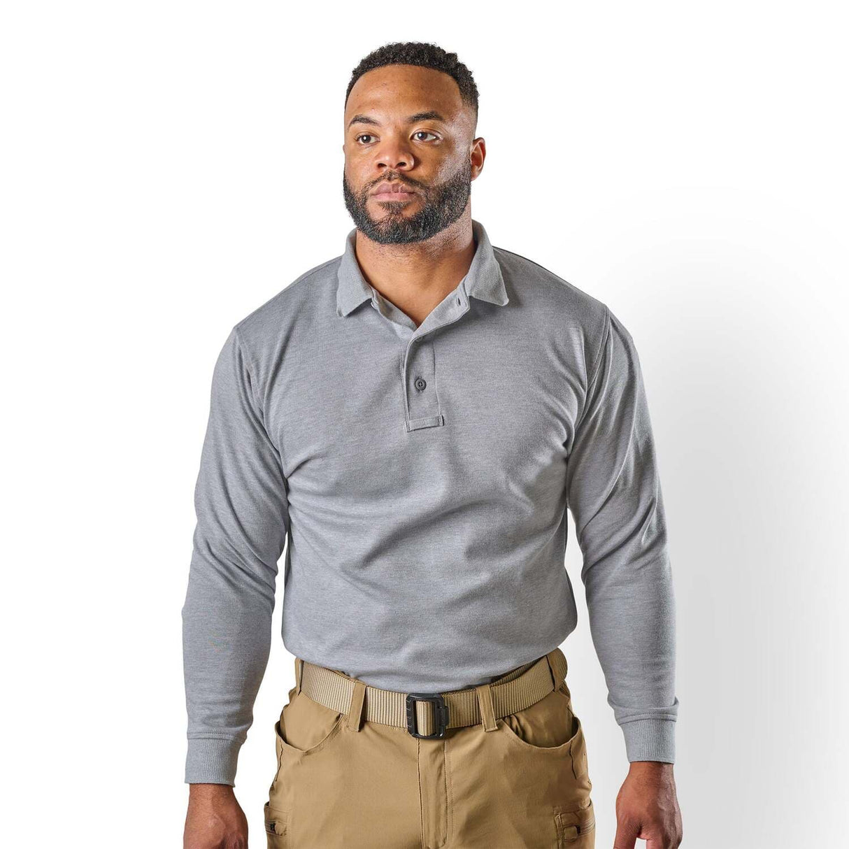 24-7 Series Men's Original Long Sleeve Polo Shirt