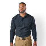 24-7 Series Men's Original Long Sleeve Polo Shirt
