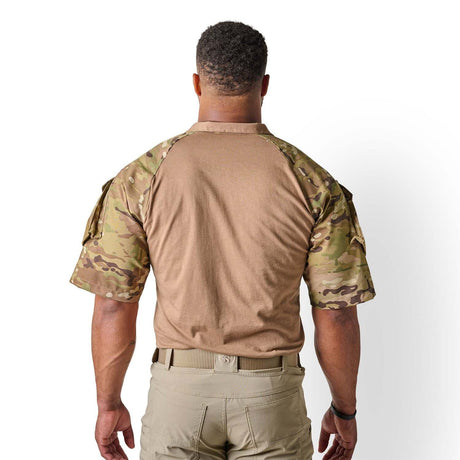 Tru-Spec Multicam Short Sleeve Quarter Zip Combat Shirt