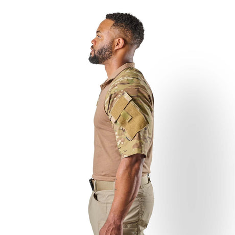 Tru-Spec Multicam Short Sleeve Quarter Zip Combat Shirt