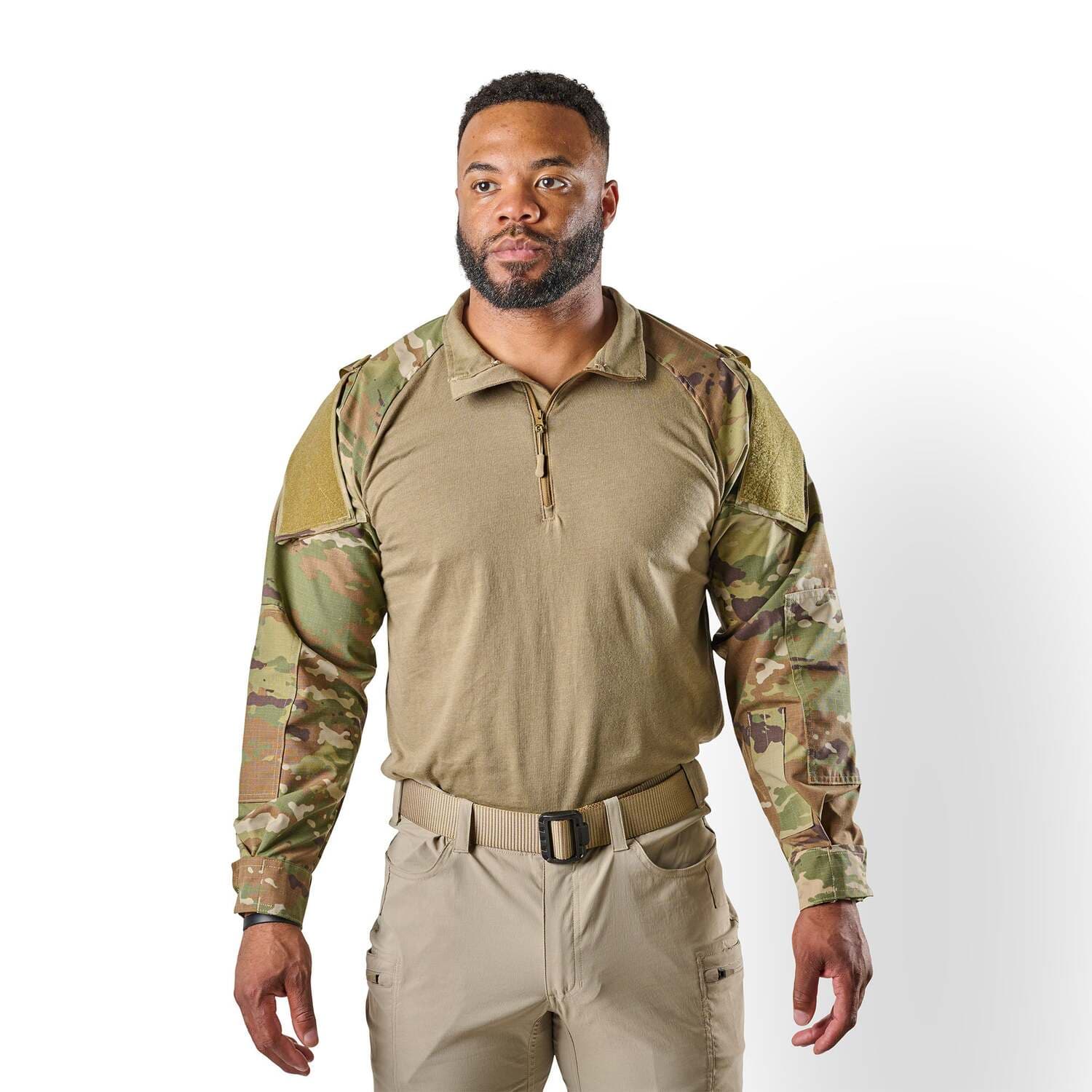 Tru-Spec Scorpion OCP Quarter-Zip Combat Shirt