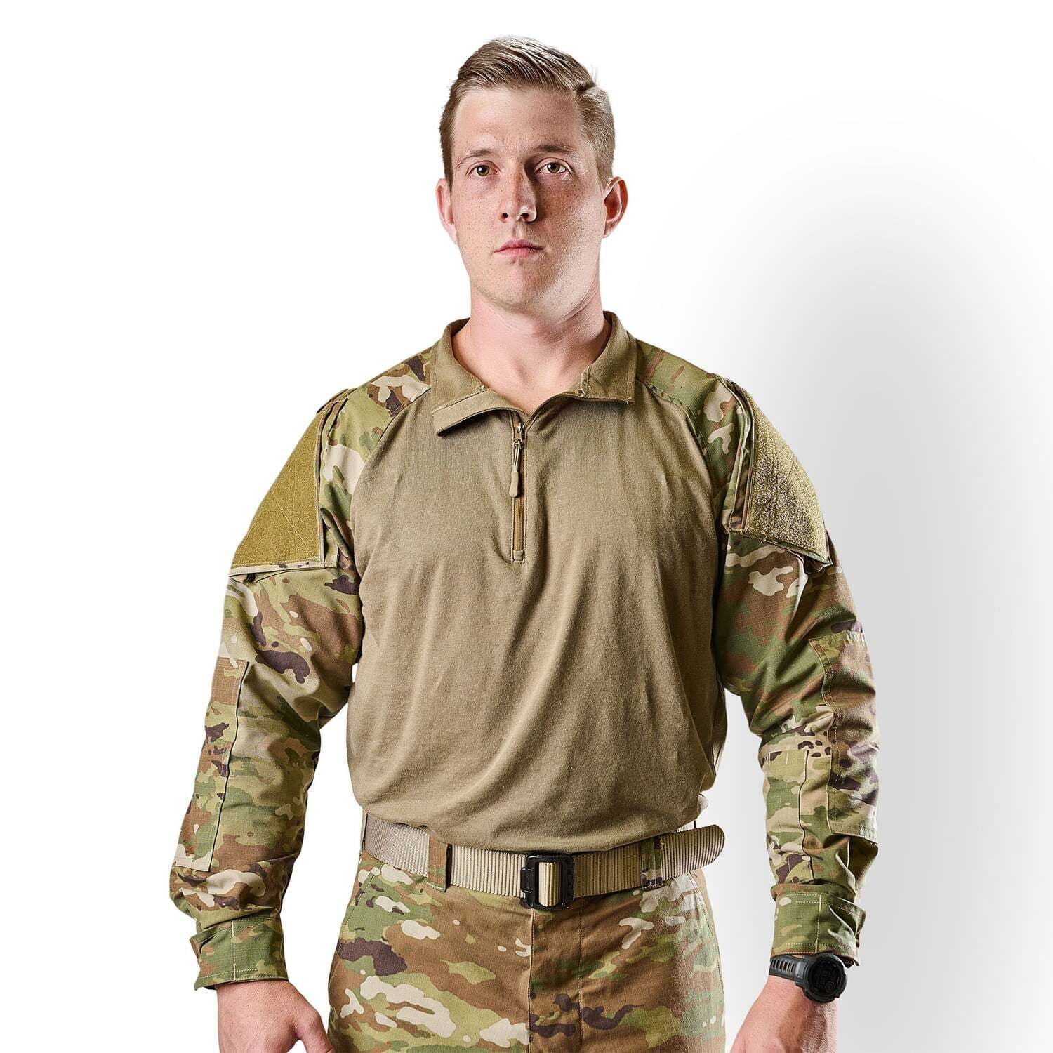 Tru-Spec Scorpion OCP Quarter-Zip Combat Shirt