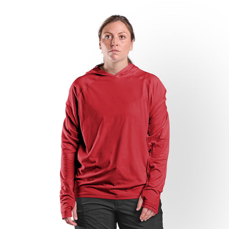 Tru-Spec 24/7 Sun Hoodie - Red