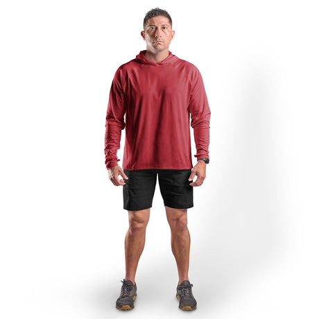 Tru-Spec 24/7 Sun Hoodie - Red