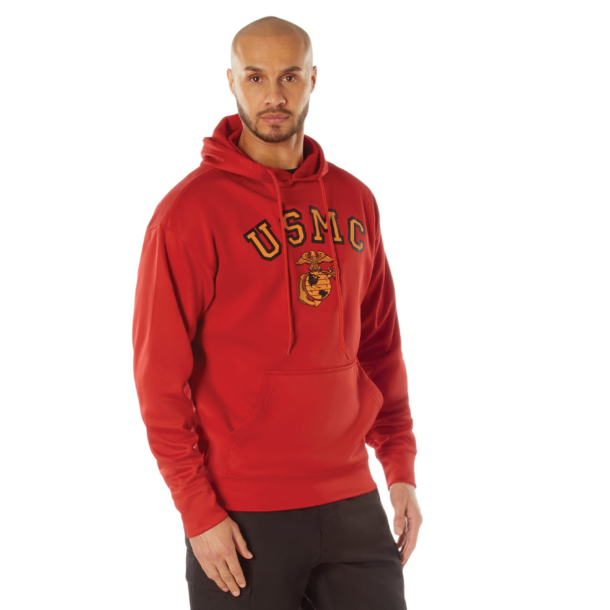 USMC Eagle Globe & Anchor Pullover Performance Sweatshirt