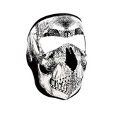 Black & White Skull Face Neoprene Full Face Mask