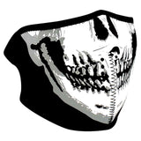 Skull Face Neoprene Half Face Mask