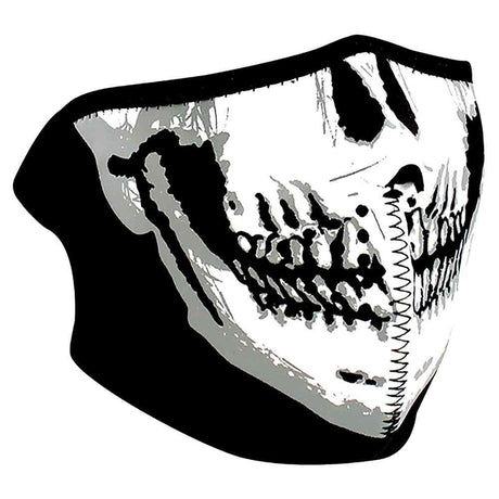 Skull Face Neoprene Half Face Mask