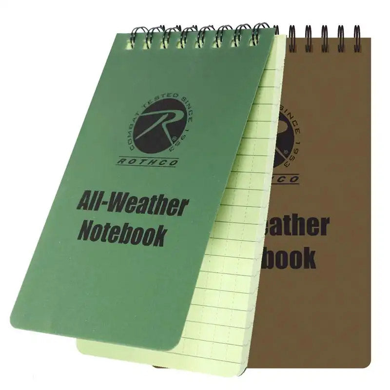 All Weather 3 x 5 Waterproof Spiral Notebook