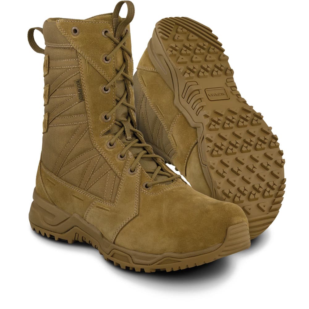 US Army Combat Boots 4W Coyote 美品 送料込み Coyote Tactical Army Boots - 2 Zips - Tan Military Outdoors