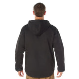 Black Military Style Anorak Parka