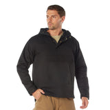 Black Military Style Anorak Parka