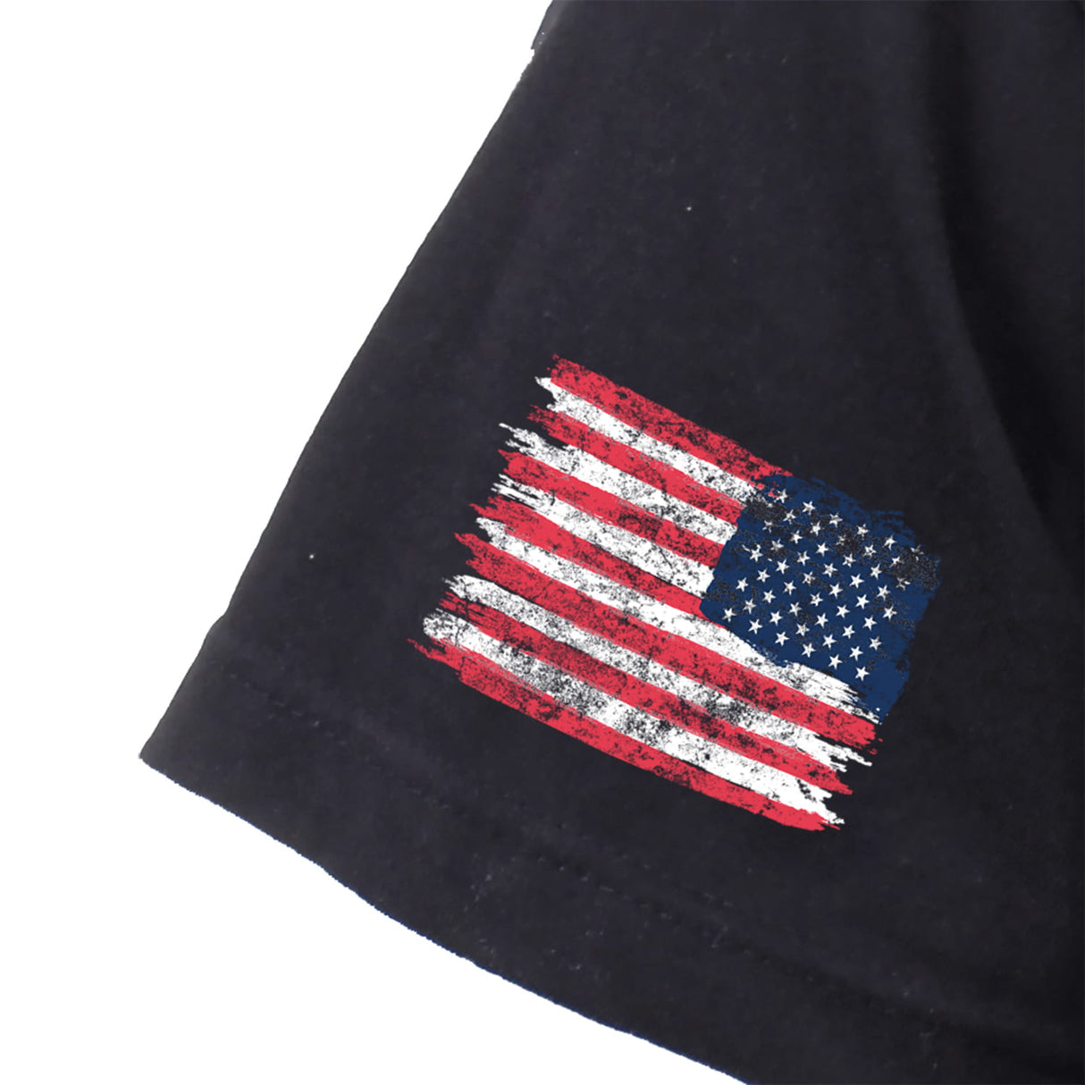 Rothco Full-Color US Flag Bearded Skull T-Shirt