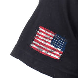 Rothco Full-Color US Flag Bearded Skull T-Shirt