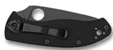 Spyderco Tenacious Black Combination Edge Pocket Knife - C122GBBKPS