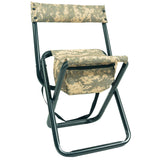 Deluxe Folding Camp Chair with Pouch and Back Support