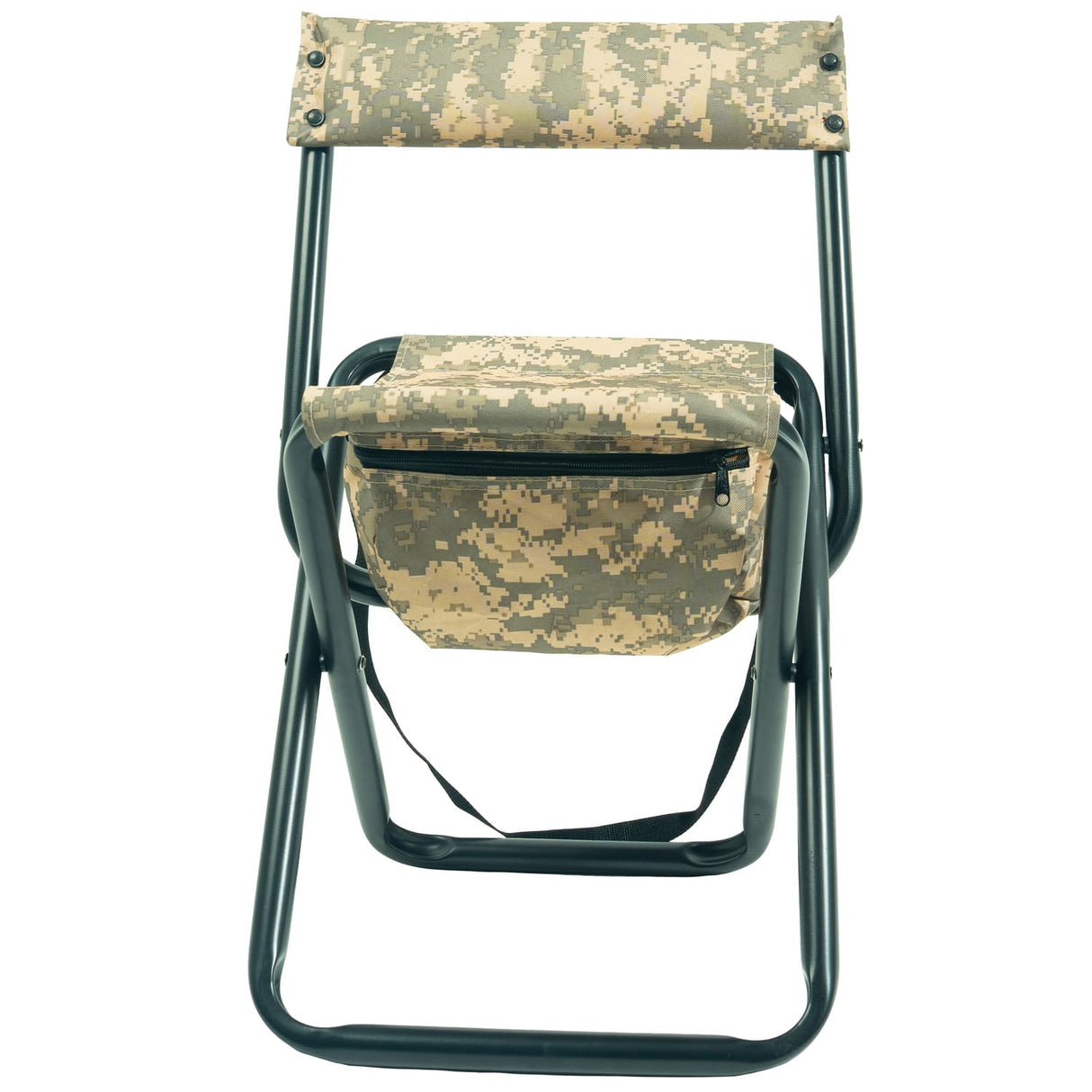 Deluxe Folding Camp Chair with Pouch and Back Support