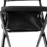 Deluxe Folding Camp Chair with Pouch and Back Support