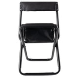 Deluxe Folding Camp Chair with Pouch and Back Support